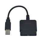 Высококачественный USB-адаптер, конвертер, кабель для игрового контроллера для PS2 для PS3, ПК, аксессуары для видеоигр