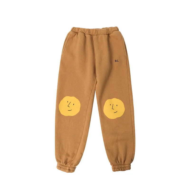 

Kids Pant 2021 Autumn Winter BC Brand Toddler Girls Boys Pant Velvet Warm Child Baby Casual Trousers Sportswear Outfit Clothes