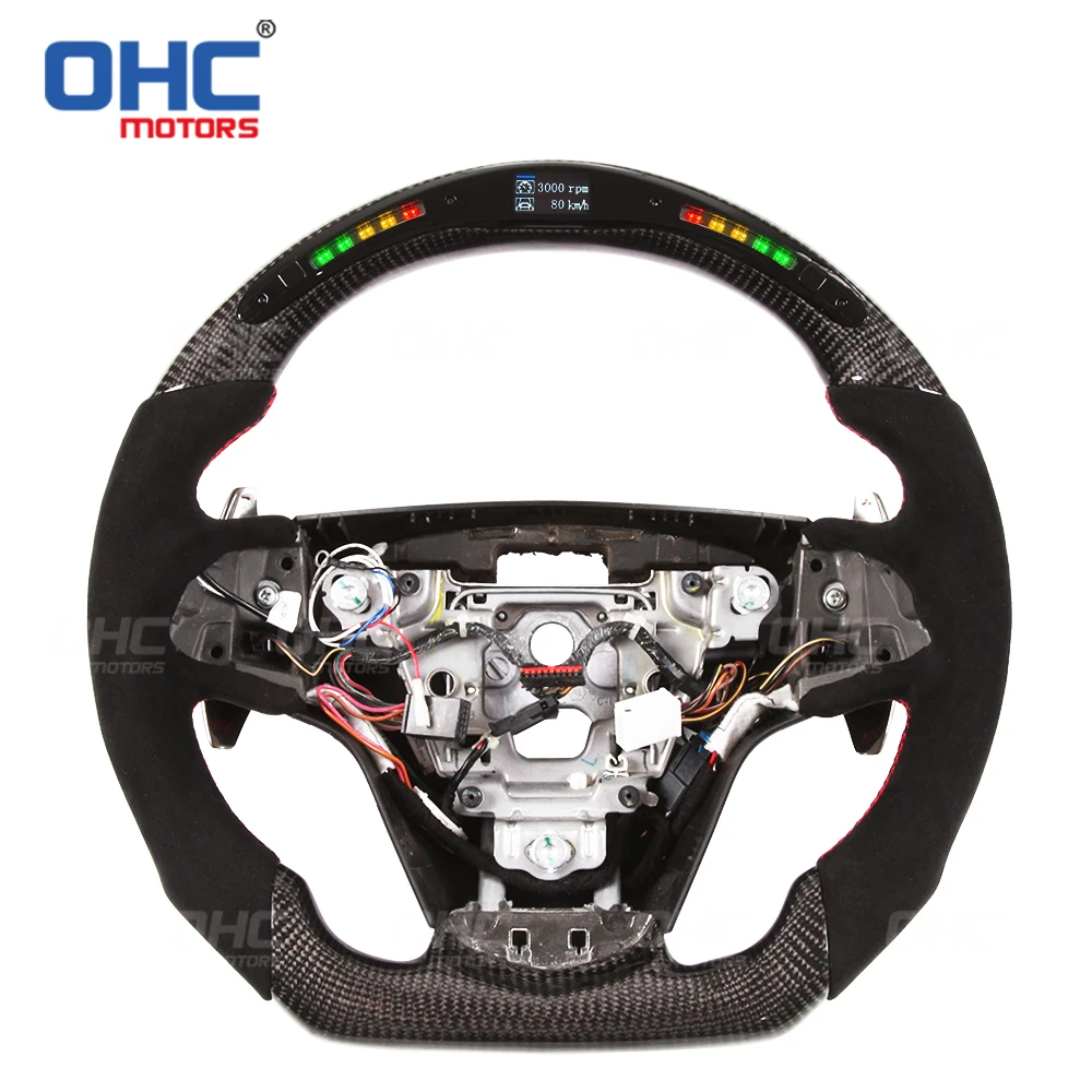 

100% Real Carbon Fiber LED Steering Wheel for Ford Fusion Mondeo