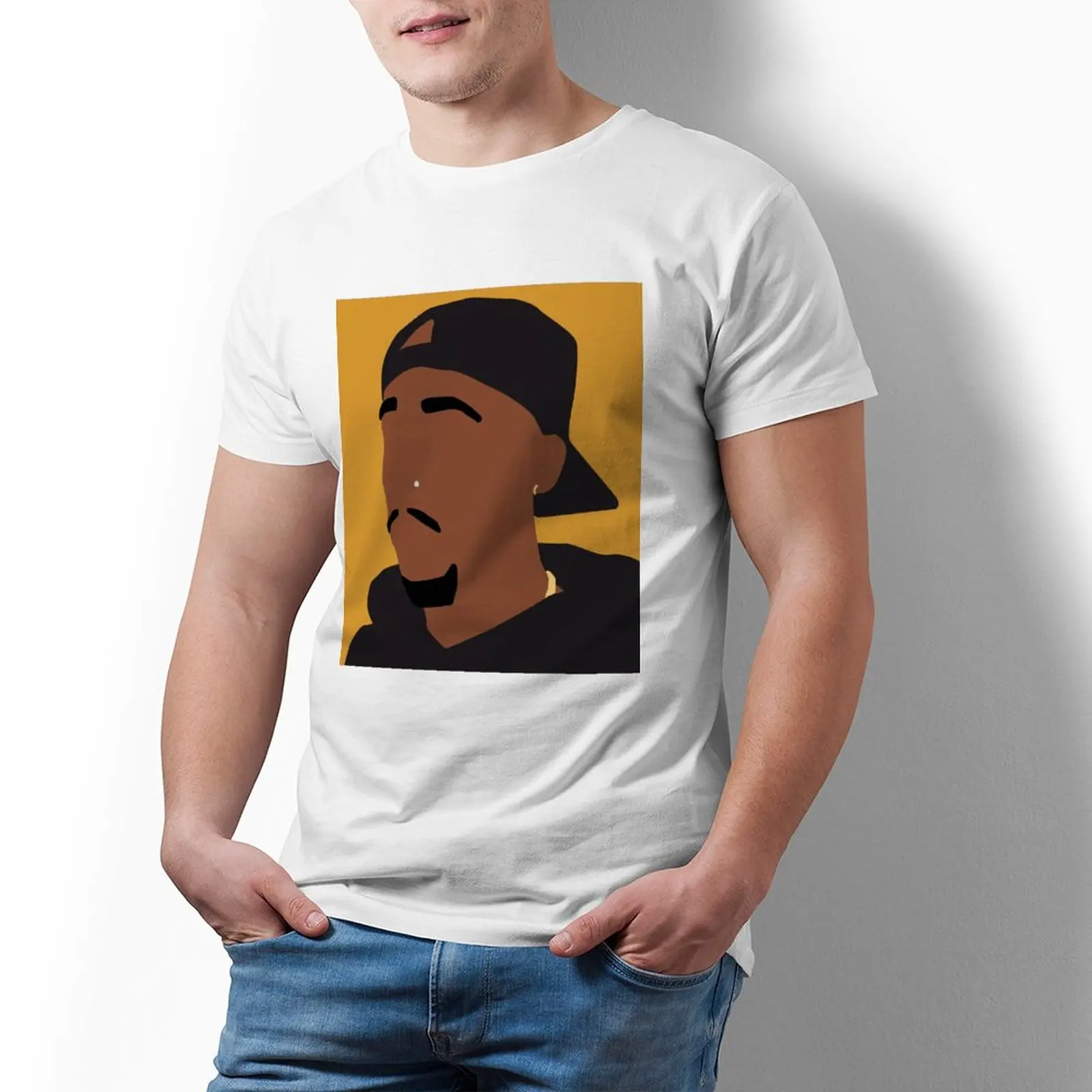 

Classic Tupac T-Shirt Fashion Cotton T Shirt Graphic Short-Sleeve Tshirt Men Oversize