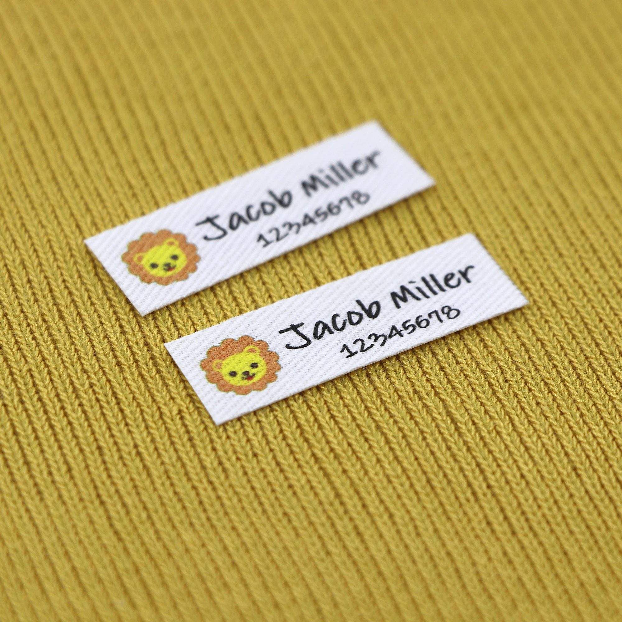 120 piece Custom clothing labels Iron Tags Ironing Labels Personalized Name Design (YT104) | Дом и сад