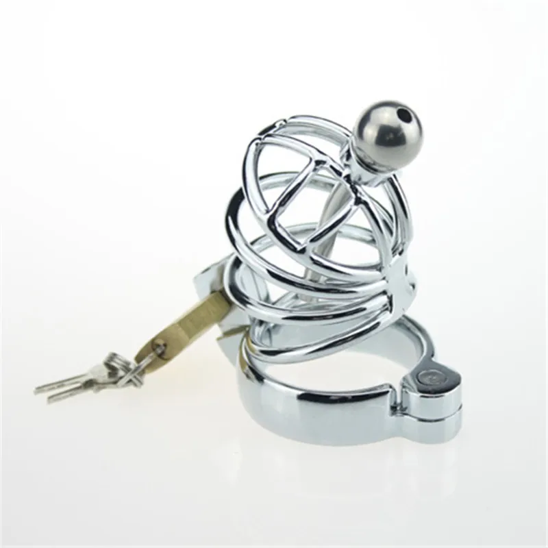 Нержавеющая сталь Мужской взрослый Целомудрие Фетиш клетки мужчины пенис петух