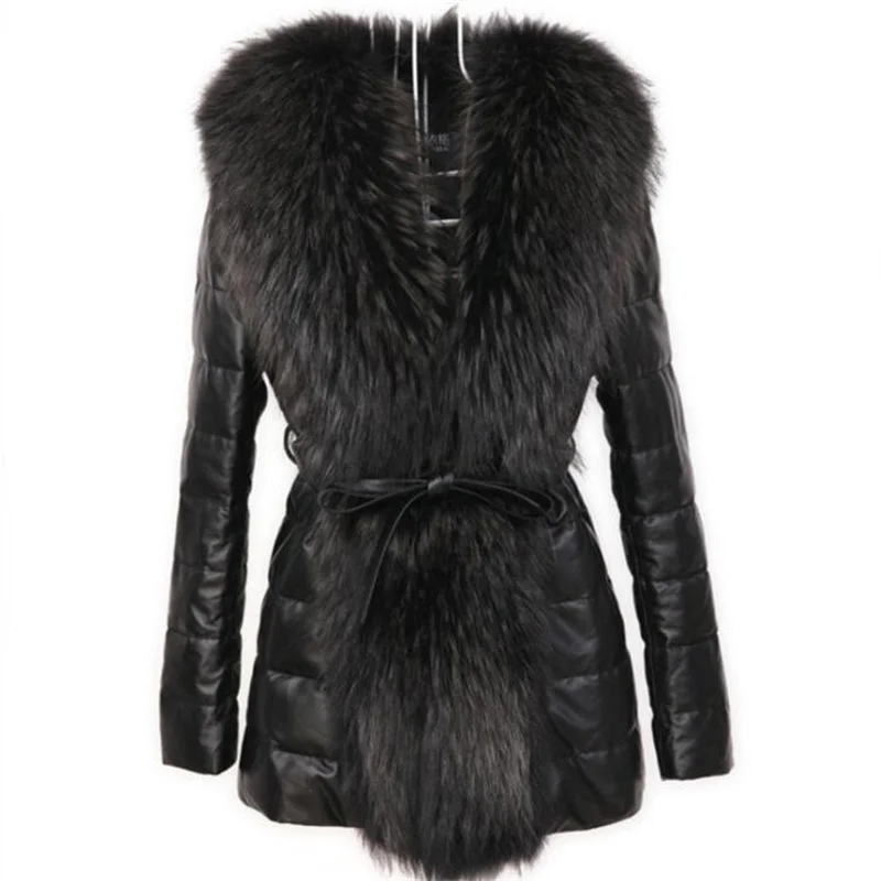 Ladies fur jacket womens korean mid-length faux fox fur coats slim casual warm autumn winter new куртки fourrure femme black