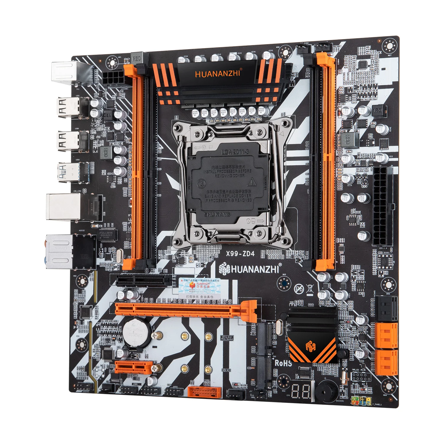 Verkaufen HUANANZHI X99 ZD4 Motherboard Mit Intel XEON E5 2620 V3 Mit 2*8G DDR4 NON-ECC Speicher Combo Kit Set NVME SATA USB 3,0
