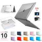 Новый прозрачный чехол для ноутбука Apple 2021 Macbook Pro 14,2 Retina M1 Chip Air 13,3 A2338 11 12 дюймов, жесткий чехол + Защитная пленка для клавиатуры