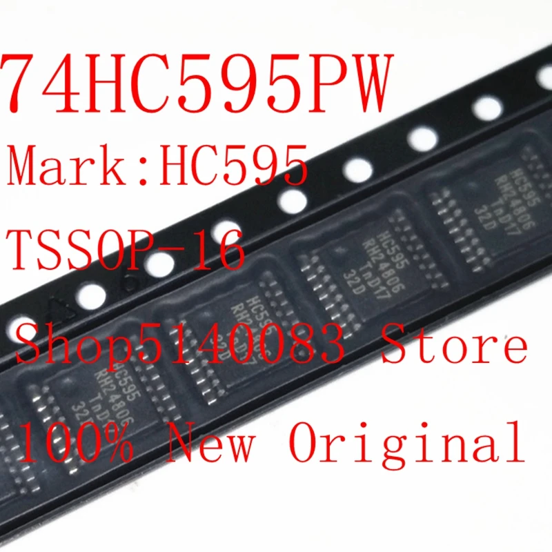 20 шт. 74HC595PW 74HC595 HC595 TSSOP новая Оригинальная фотография|Голосовые модули