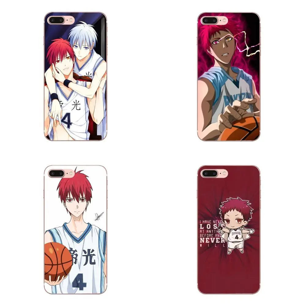 Мягкий чехол для Apple iPhone 4 с японским Аниме Kuroko без корзины Akashi Seirin 4S 5 5C 5S SE SE2 6 6S 7 8 11