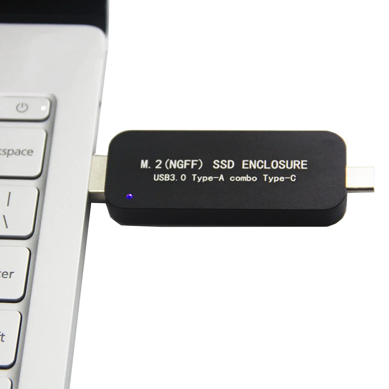 QINDIAN М.2 SSD/Жесткий диск/HDD Корпус USB 3.0 Type C Внешний кейс для жесткого диска для SSD 2230 2240.