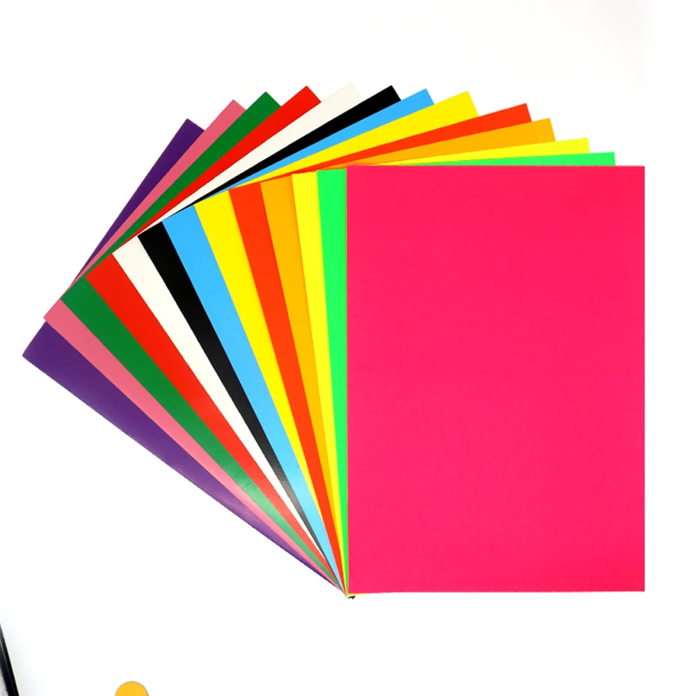 Цветная бумага А4, самоклеящаяся бумага для принтера, записываемые наклейки А4 от AliExpress WW