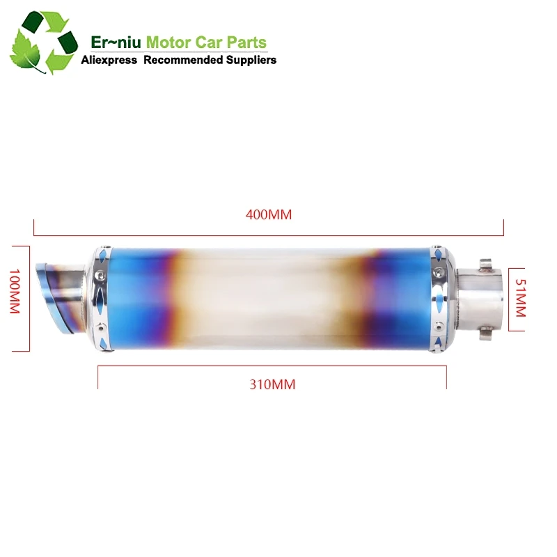 

PCX 125 150 Motorcycle Scooter Exhaust Muffler Full System Middle Pipe Slip-On Escape Fit For HONDA PCX125 PCX150