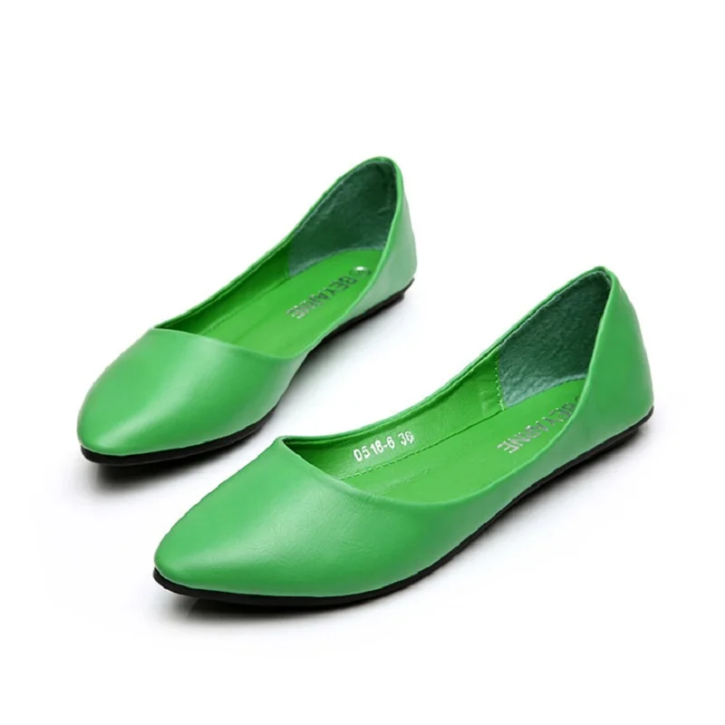 Женские лоферы с острым носком черные повседневные удобные туфли на плоской