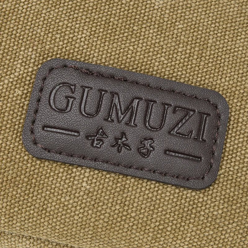 Толстая холщовая Повседневная сумка через плечо мужская мессенджер дорожная для