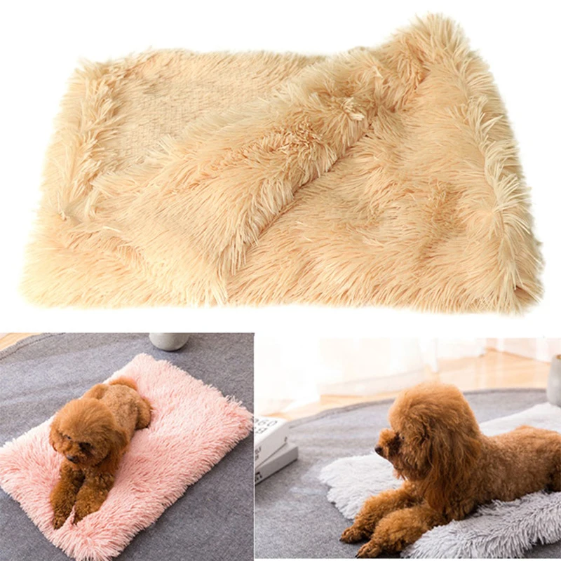 Теплая кровать для собак коврик одеяло лабрадоров всех уличная круглая подушка
