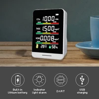 co2 meter co2 detector tvoc hcho temperature humidity detecting tool intelligent home desktop air quality monitor