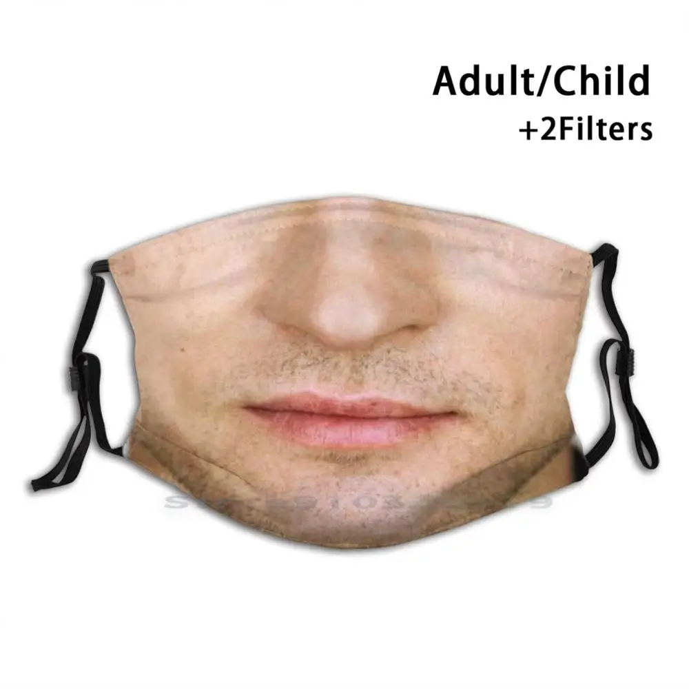 

Улыбка, красивое мужское лицо, натуральный, Реалистичный, подарок, мужская, маска для мальчика, день рождения, муж, муж, друг, мужской,