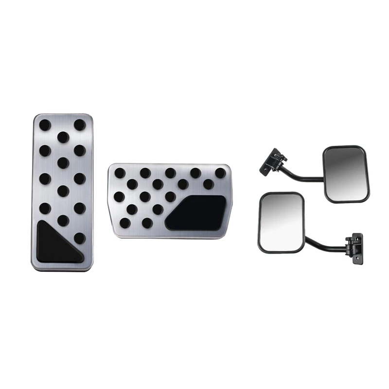 

Gas Brake Pedal Covers with Doors Off Mirrors