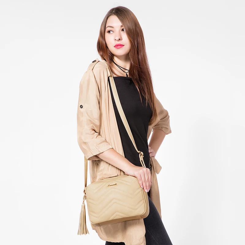 Сумка на плечо женская из экокожи с кисточкой 2020|small handbag|handbag with tasselsshoulder bags |