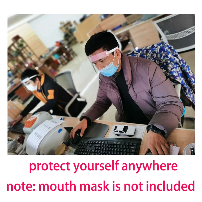 3/5 шт. Новая маска для лица пластиковая защита от doplet полная средство против кашля