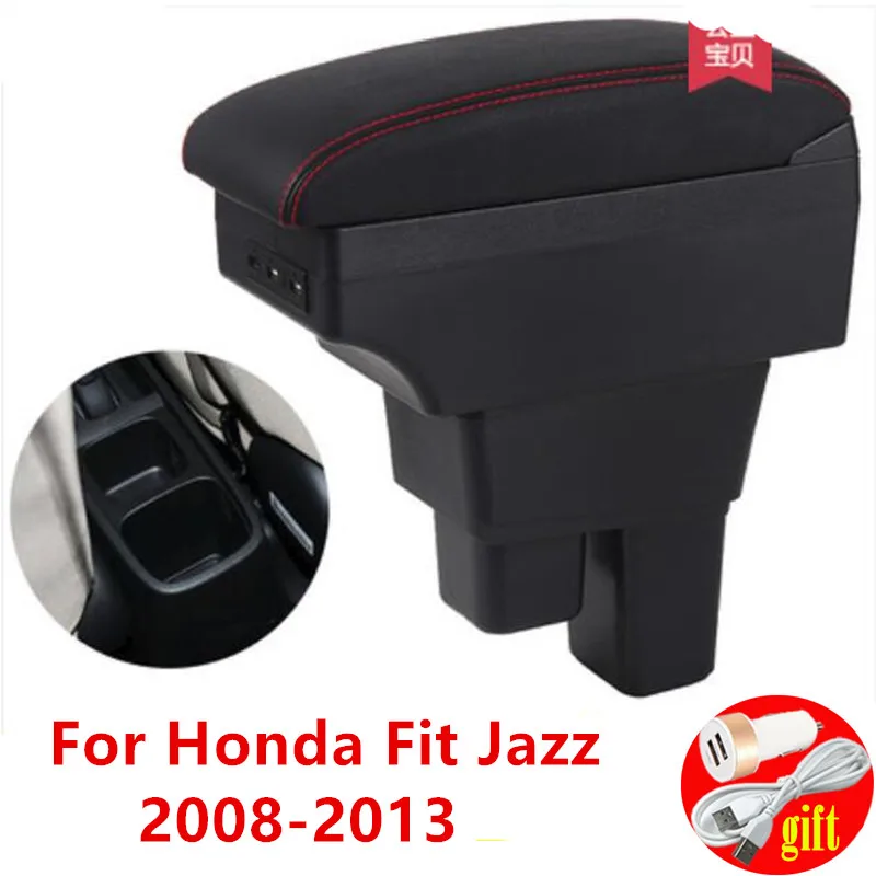 Центральная консоль коробка для хранения подлокотник Honda Fit Jazz 2008-2013 Arm Rest 2009 2010 2011