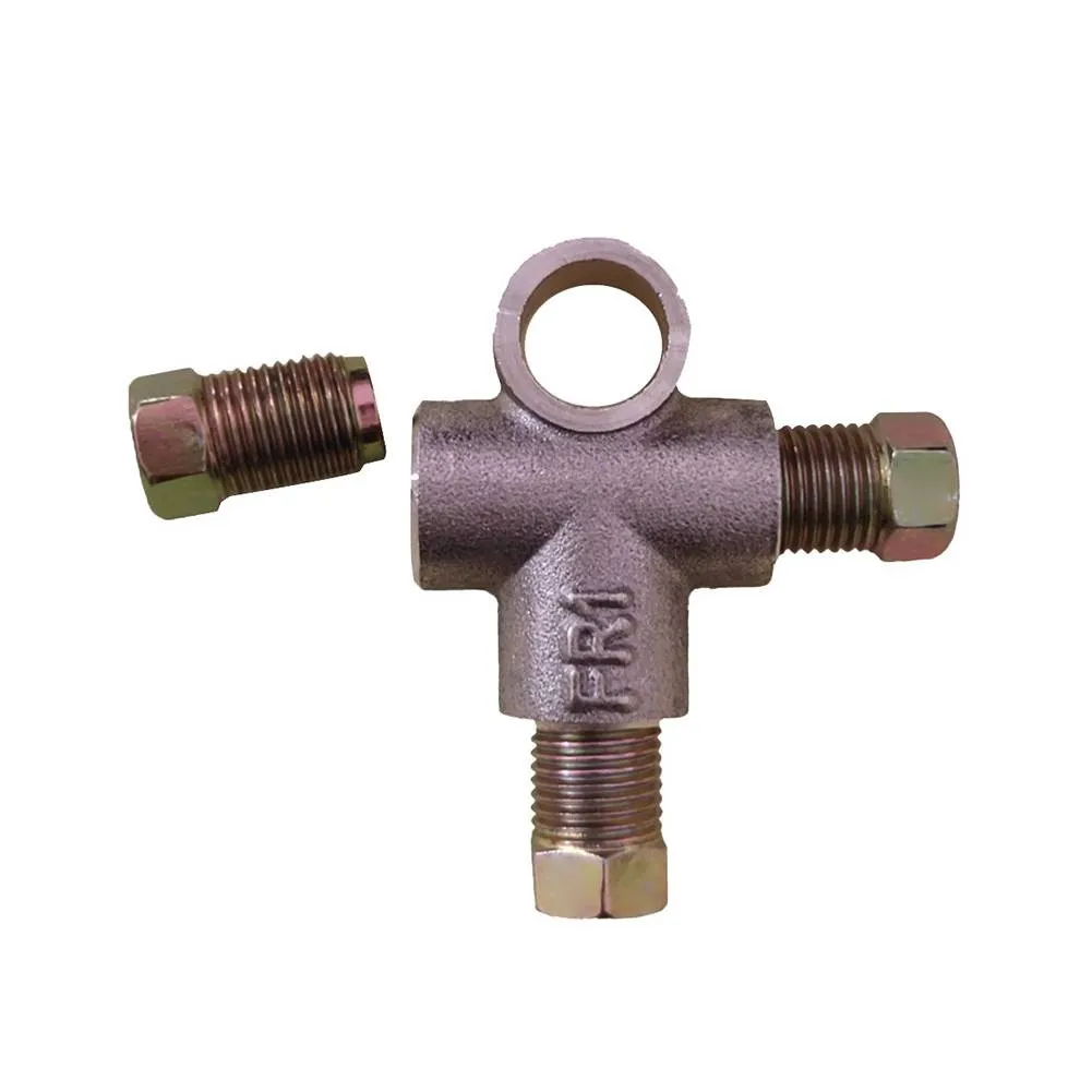 

Hydraulic Brake Tee Connector 3 Way T Piece Tee Brake Pipe With 3 Male Nuts Short Union Metric Brake Accessoires