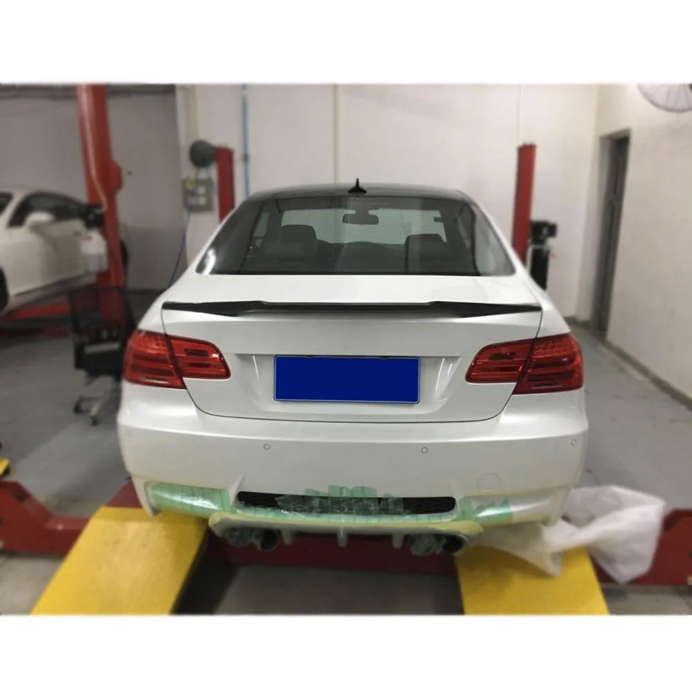 Задний спойлер из углеродного волокна для BMW E92 Base Coupe M tech M3 2006 2012|Спойлеры и