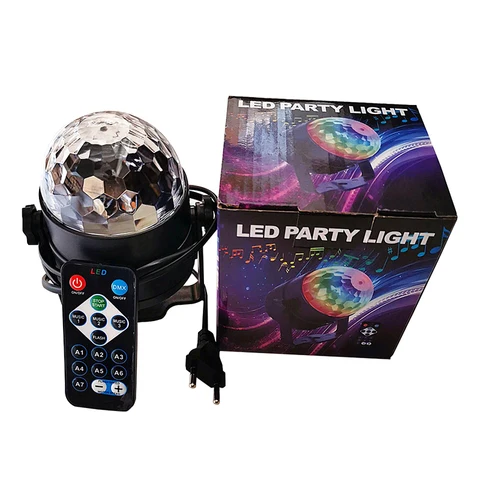 Диско-шар LINYEE 3Вт RGB