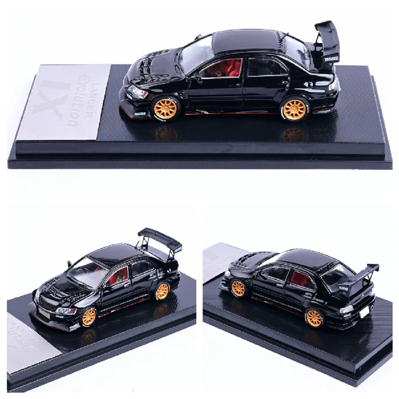 Литая модель автомобиля Mitsubishi Evo9 Voltex из сплава 1/64 со статическим покрытием