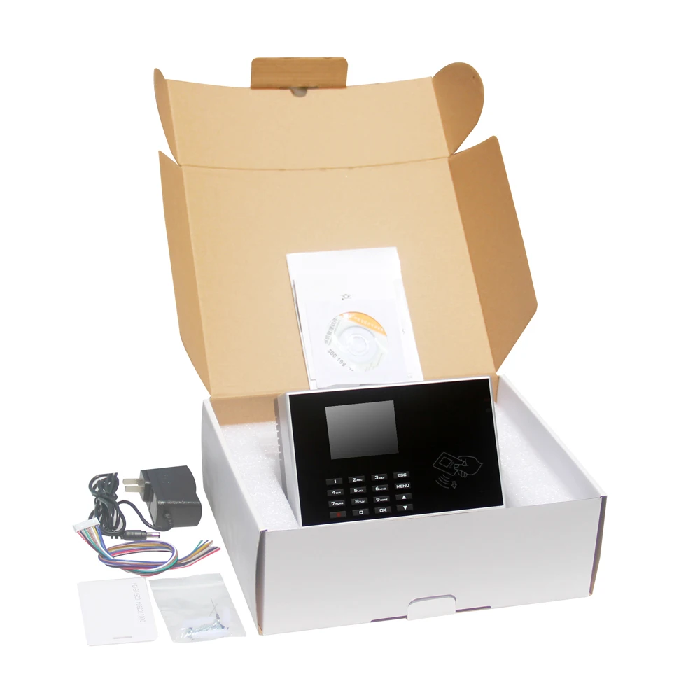 Free Software Keypad 125KHZ 13.56MH card TCP/IP Terminal Time Attendance Recorder For Door Access Control System | Безопасность и
