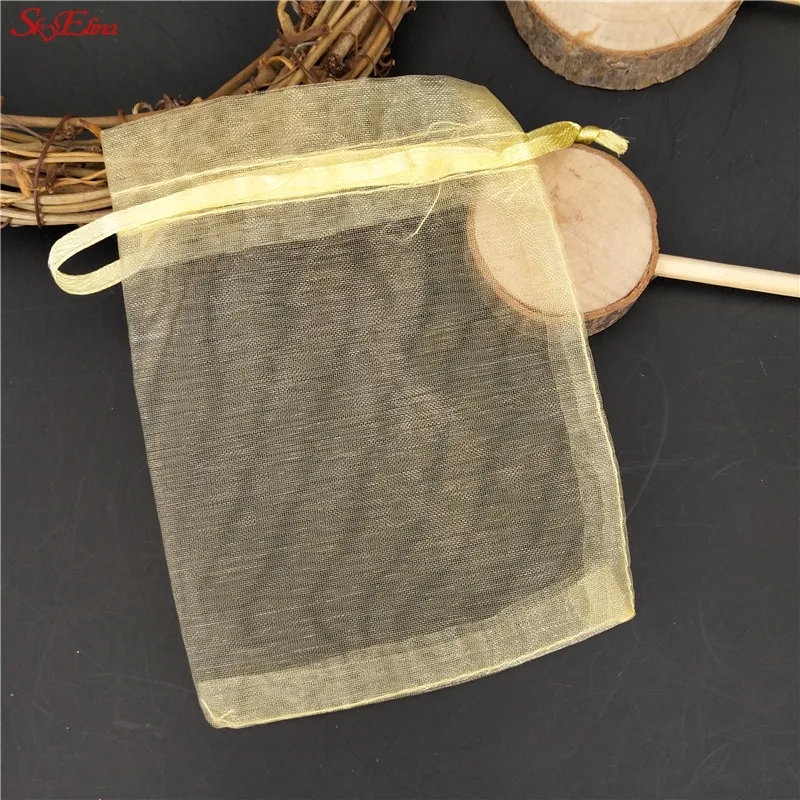 50 шт органзы отвесный марлевый Элемент Ювелирные Сумки Упаковка тянется сумки