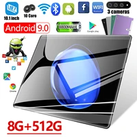 new x102 10 1inch tablet pc 25601600 8800mah 5g wifi 4g lte 10 core 8gb ram 512gb rom android9 0 type c 8mp16mp camera tablets