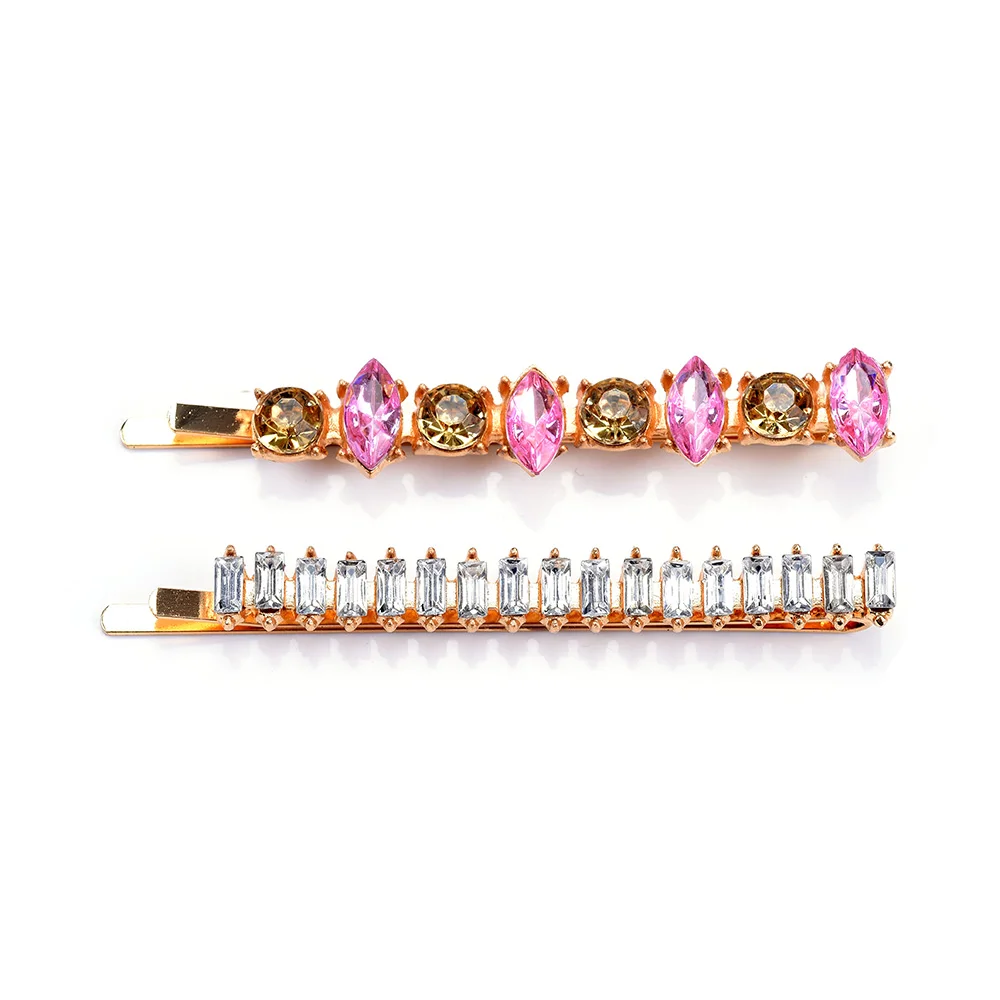 2019 Cute Long Sticks Hair Clip Pins Women Girls Baby Crystal Barrettes Wedding Bridal ZA Jewelry Accessories | Украшения и