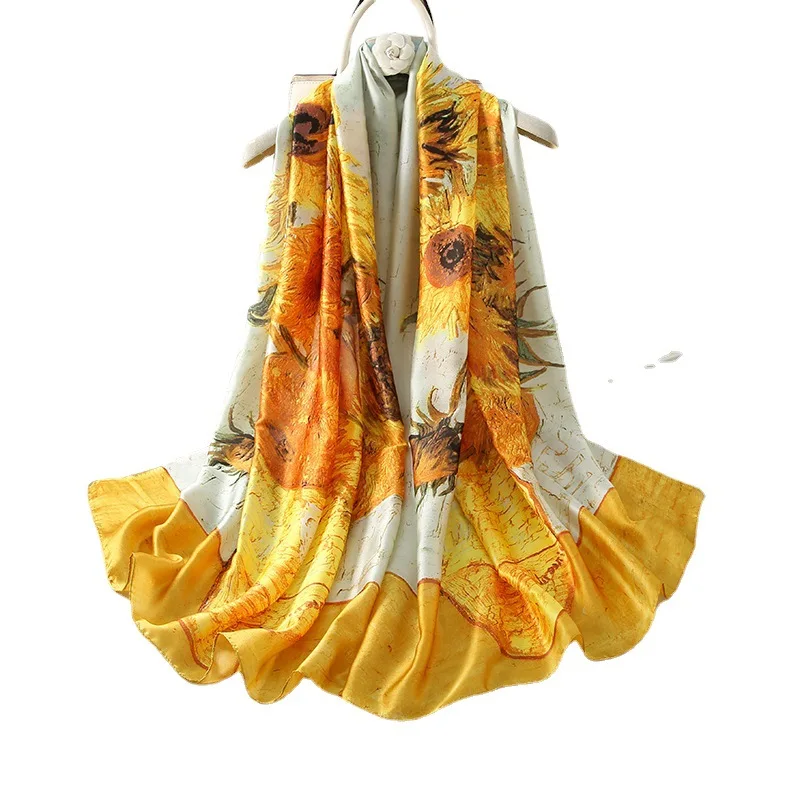 

Mulberry Scarf Women Silk Scarf Luxury Shawl Scarves Beach Cover-ups Bandana Hijabs Bufand de seda Foulard en soie solar playa