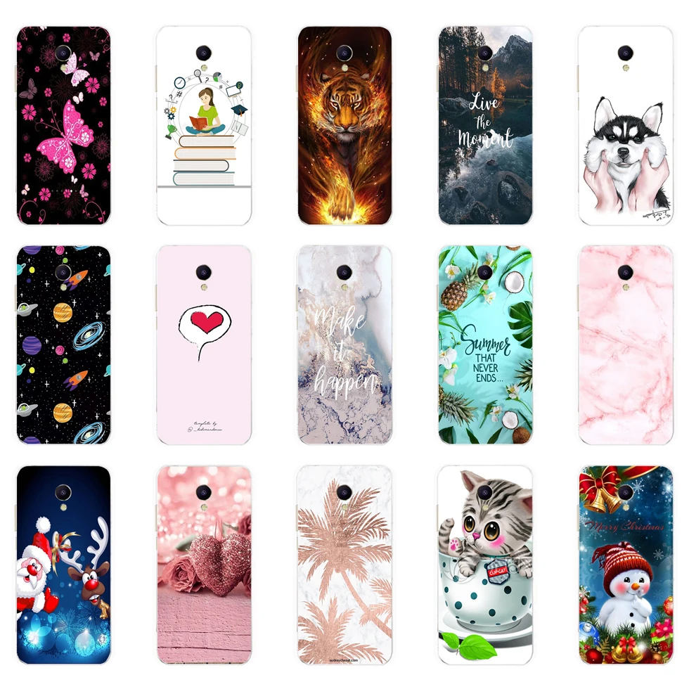 For Meizu M5C Case Silicon Soft TPU Phone Cover for M5S M 5 S Coque Bumper full 360 Protective fundas cute cat dog 2 | Мобильные