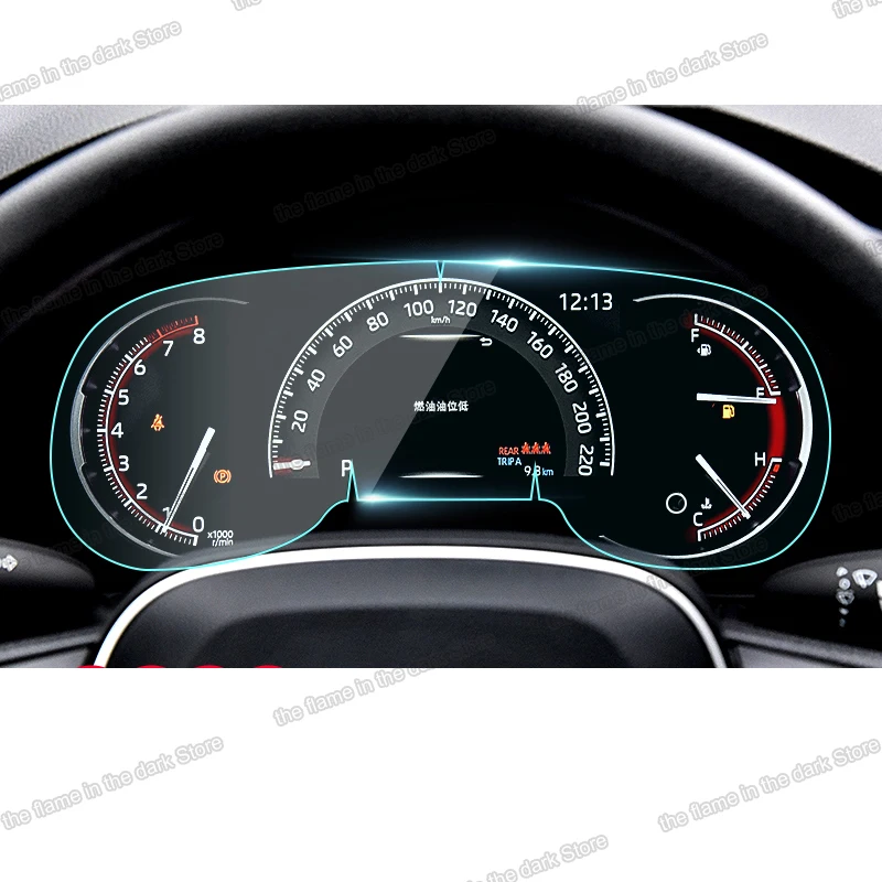 Защитная пленка из ТПУ для ЖК экрана приборной панели автомобиля toyota rav4 2013 2014 2015