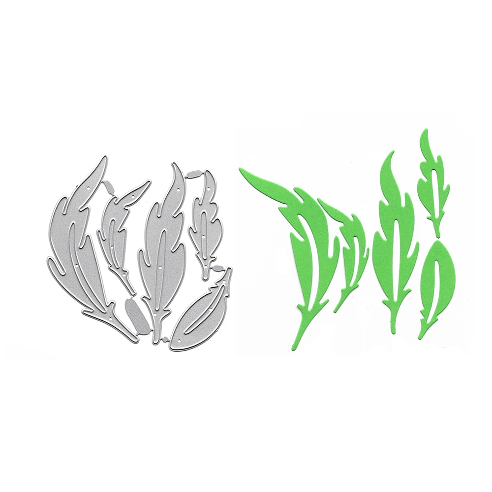 

Leaves Metal Cutting Dies Scrapbooking for Paper Greeting Card Making Photo Album Decoration DIY Hand Embossing Folder Die Cut