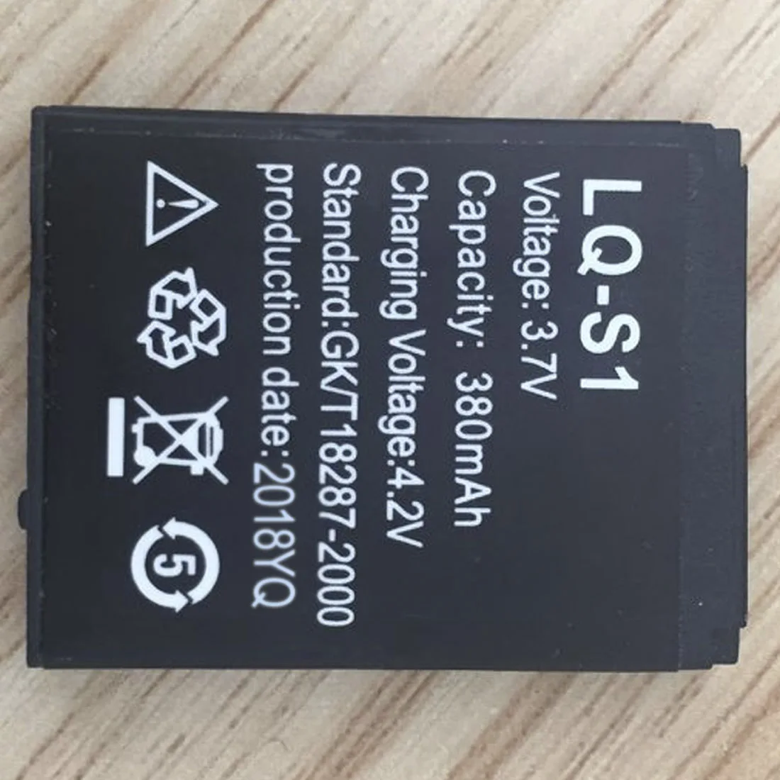 Аккумуляторная батарея для умных часов 3 7 в 380 мАч литий-ионная аккумуляторная