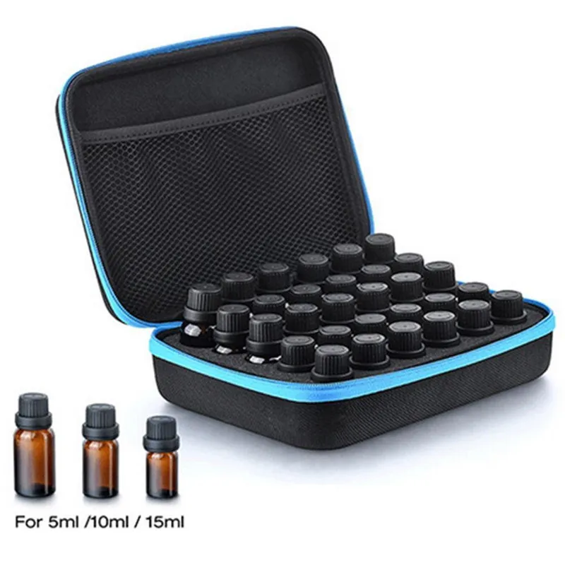 

Essential Oil Case for 30 Bottles 5ML10ML15ML Perfume Beauty Care Bag Travel Portable Carrying Holder For Cosmetics Storage Bag