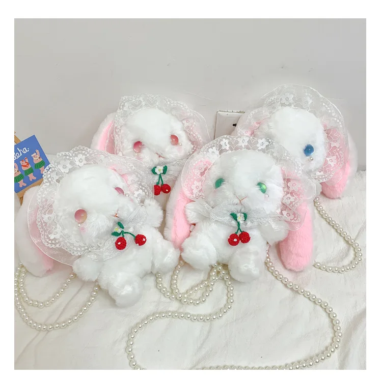 

Female Crossbody Bag Multipurpose Cartoon Rabbit Shaped Single-Shoulder Bag For Adult Women