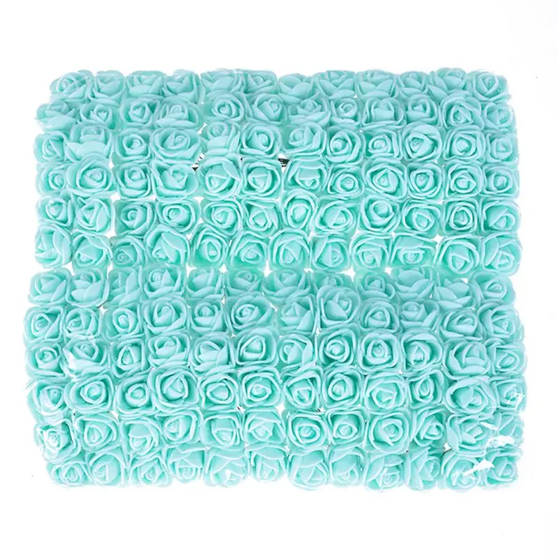 

144Pcs/Pack 2cm Mini PE Foam Artificial Rose Flower Head for DIY Craft Wreath Wedding Bouquet Scrapbooking Party Home Decoration