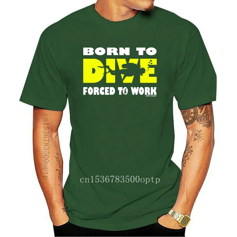 

New Scuba Diving T-Shirt Funny Novelty Mens tee TShirt - Born To Dive