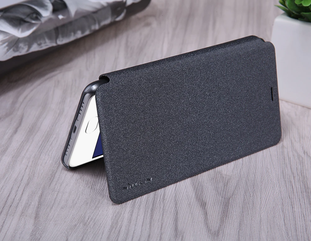 Чехол NILLKIN для Meizu M3S, Блестящий Защитный кожаный чехол, чехол для Meizu M3S для meilan 3s Mini, флип-чехол с умным режимом сна