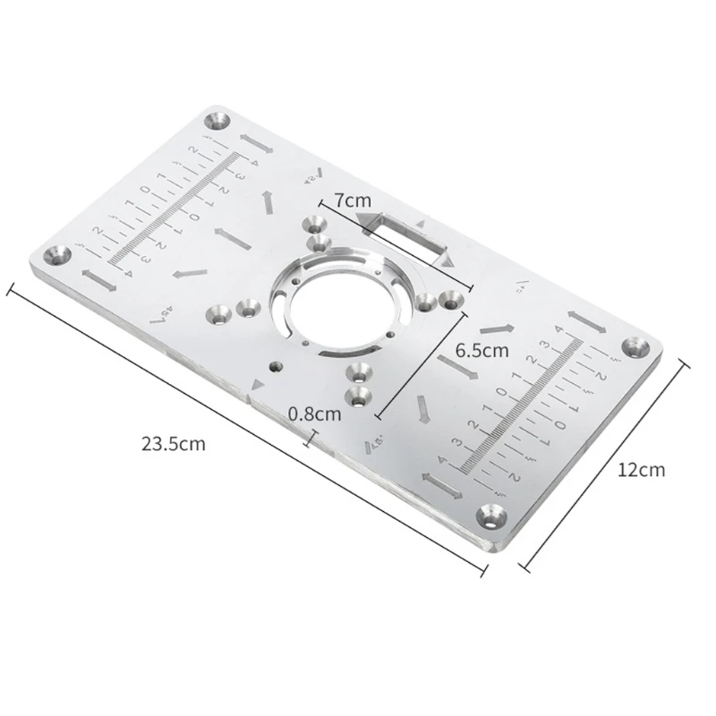 

Alluminum Alloy Engaving Plate Trimming Machine Flip Board for Woodworking Bench