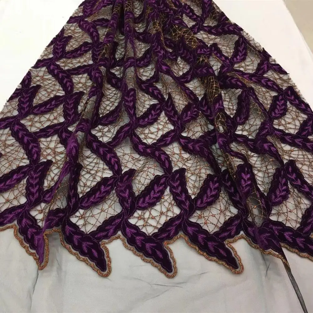 Высокое качество африканская DIY цветочная кружевная ткань нигерийские вышитые