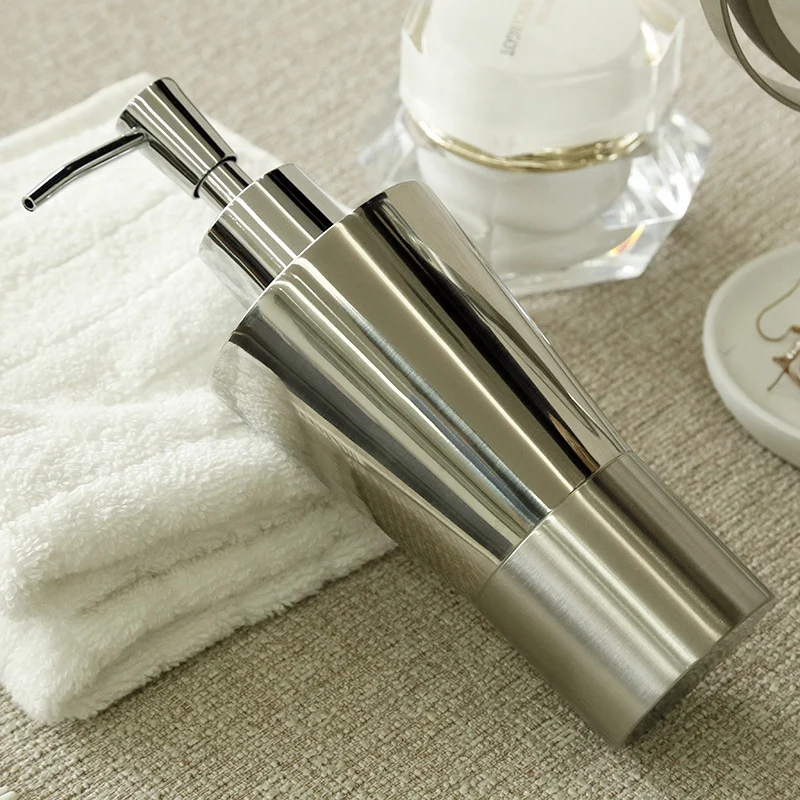 

275Ml Stainless Steel Liquid Soap Dispenser for Liquid Soap Bathroom Shower Lotion Dispenser Liquid Bottle