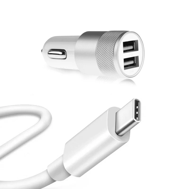 Автомобильное зарядное устройство с двумя USB портами адаптер для быстрой зарядки