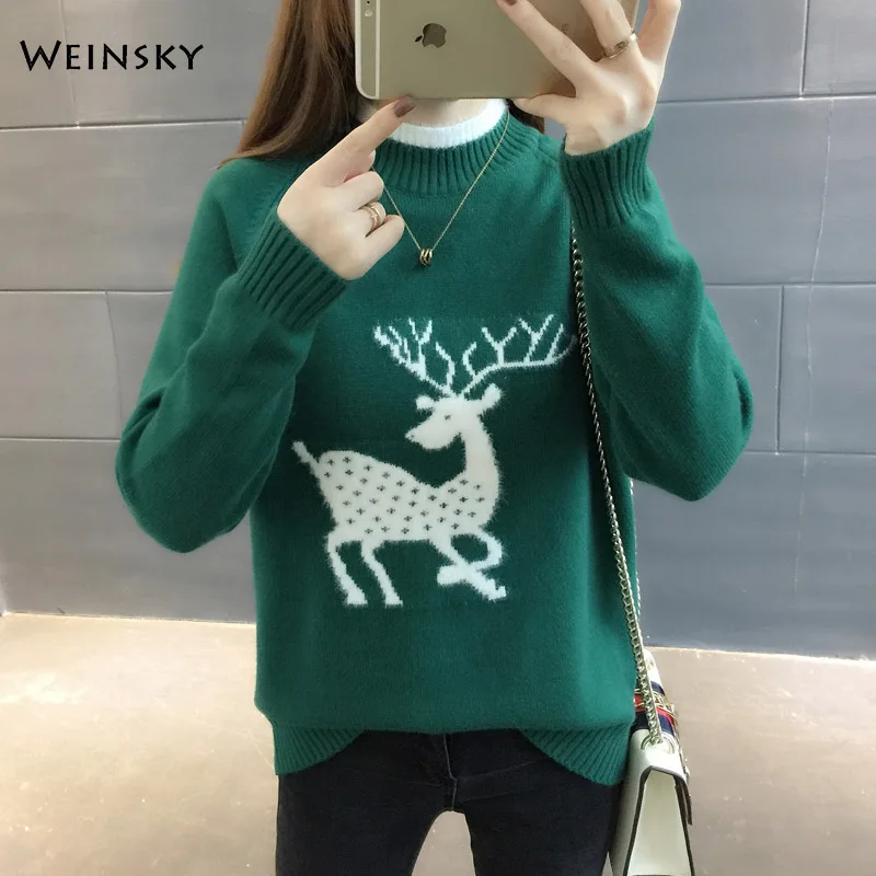 Женская водолазка вязаный свитер и пуловеры Модные женские свитера в Корейском