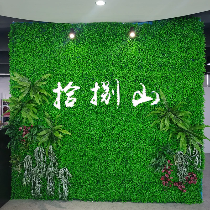 Artificial flower Plant Lawn DIY Background Wall Simulation Grass Leaf Home Decoration Green Wholesale Carpet Turf Office Decor | Дом и сад