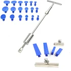 Набор ручных инструментов для удаления вмятин без покраски, комплект для ремонта, тяговый ряд Blu для удаления вмятин, набор инструментов для ремонта вмятин