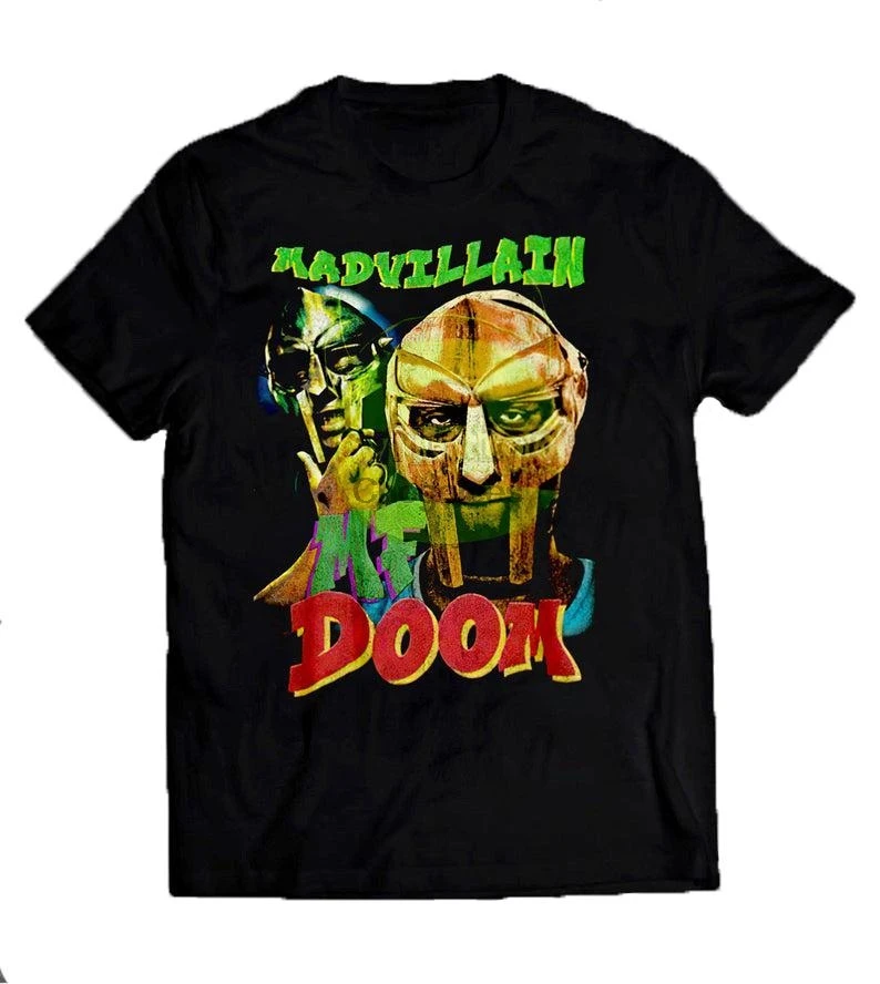 MF DOOM madvillain'' Винтажная Футболка | Мужская одежда