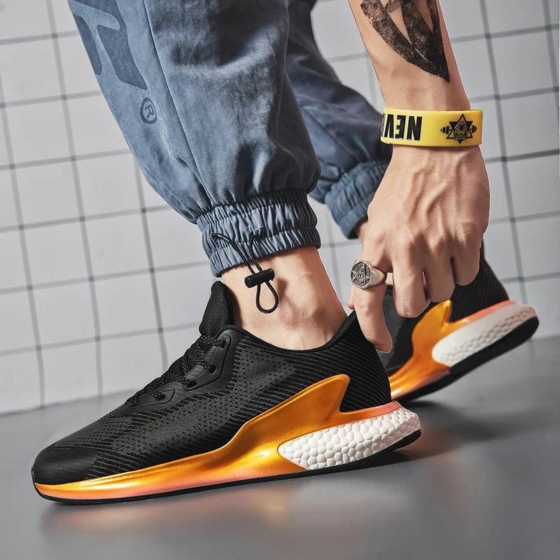 

Sneakers Comfort Unisex Summer Breathable Men Shoes White Sneakers For Men's Leather Mesh Work Sneaker Mens Casual